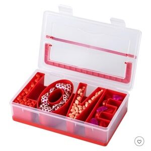 Red Love Storage Organizer Box